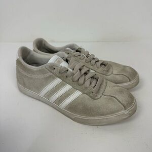 Adidas Gazelle Neo Courtset Gray Leather Suede Sneakers Shoes